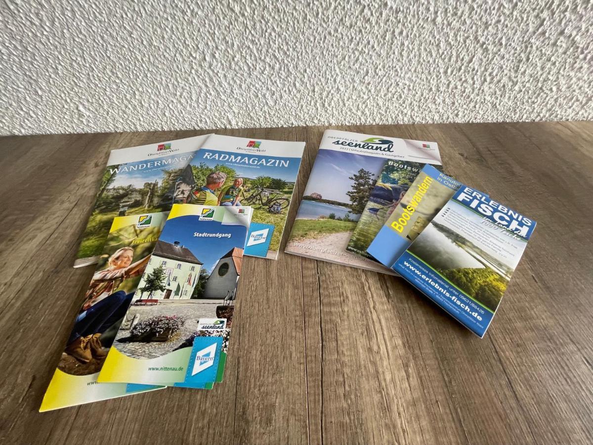 Modernes Apartment Mit Top Ausstattung Und Kamin Im Oberpfaelzer Seenland Nittenau Екстер'єр фото